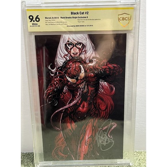 CBCS 9.8 Black Cat # 2 Marvel Comics Variant Cover Mark Brooks Virgin Exclusive
